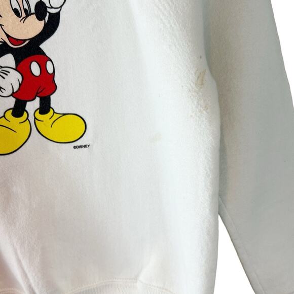 Vintage Kids Disney‎ Jerzees Sweatshirt Mickey Sz L - Picture 5 of 7